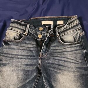 KanCan Kurvy Mid-Rise Ankle Skinny Jeans